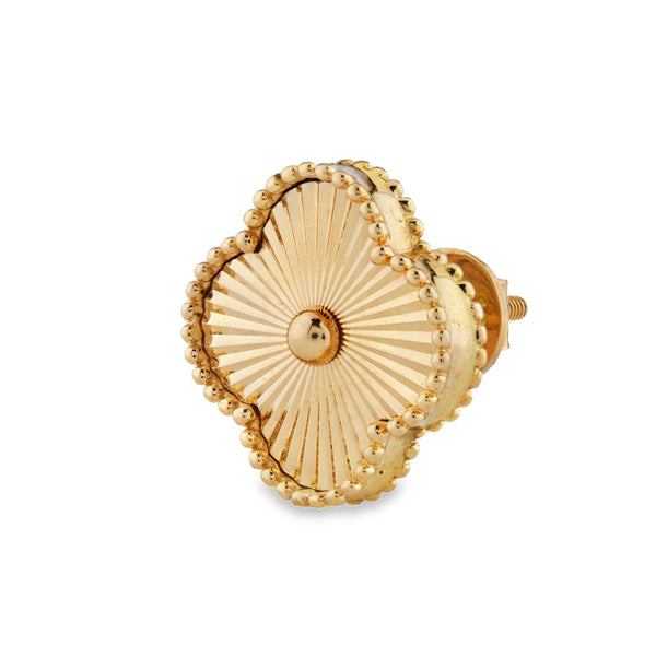Gold Clover Earrings