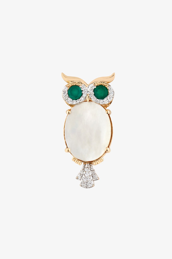 White Owl Pendant